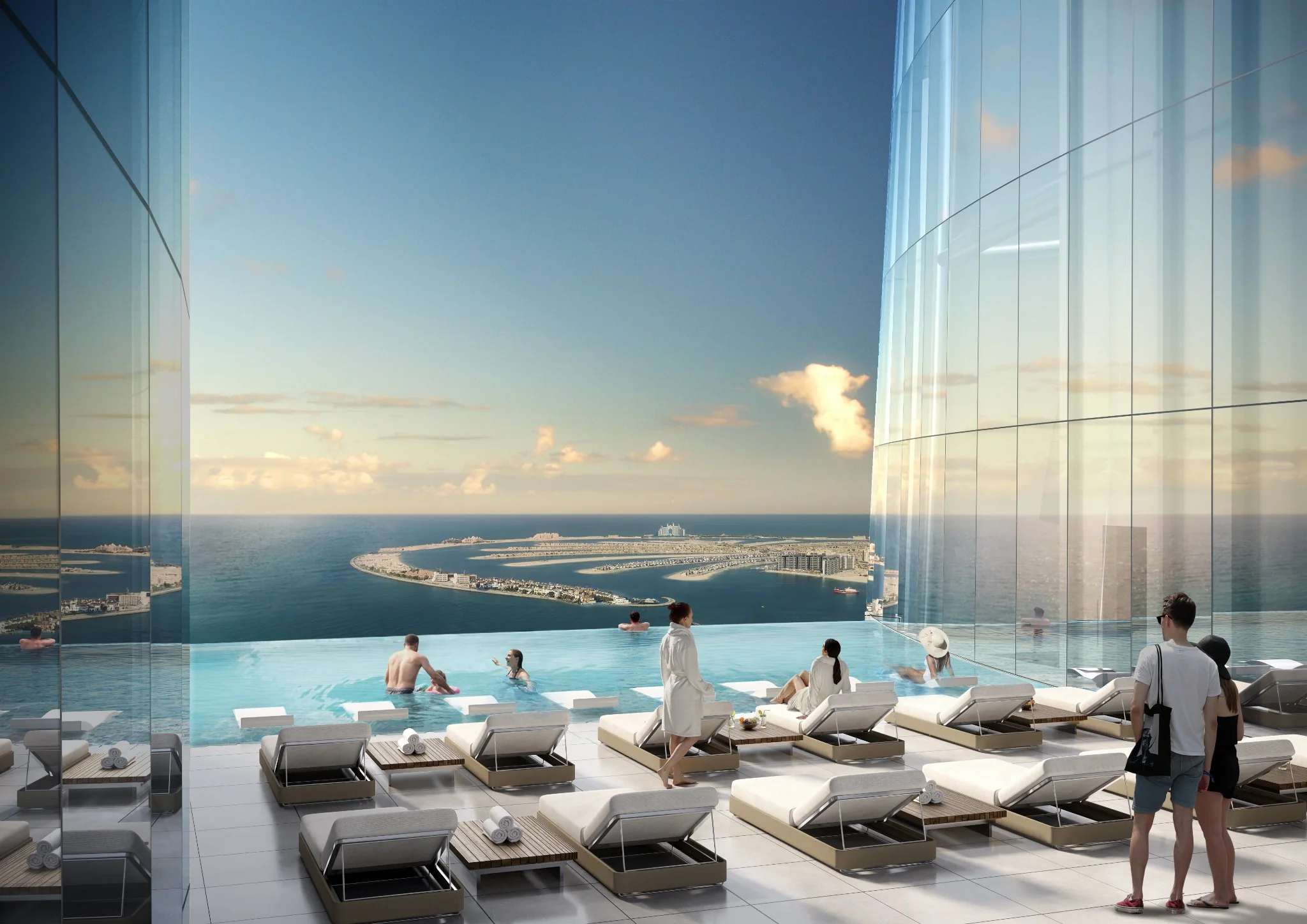 Large-scale mixed-use exterior